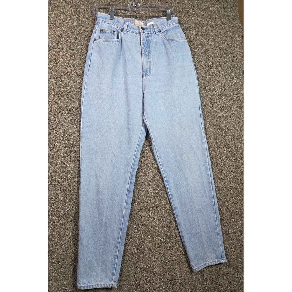 Vintage Y2K Bonjour Jeans Womens 12 Light Blue‎ Denim 100% Cotton High Rise